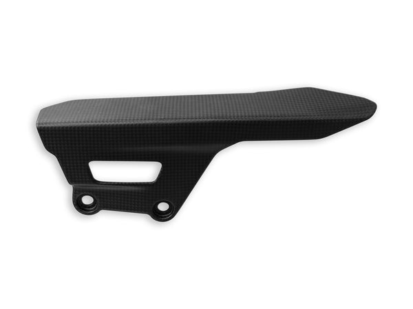 CRB126O - DIAVEL V4 MATT CARBON CHAIN GUARD - DBK Special Parts - 1