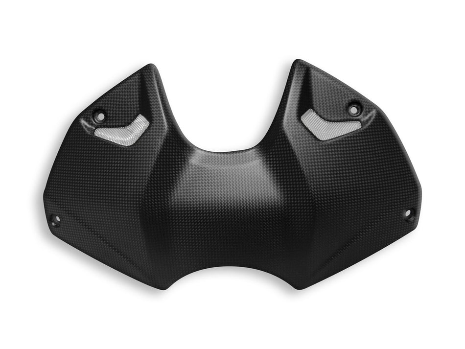 CRB132O - MATT CARBON TANK COVER SF V4/S MY23 (OEM) - DBK Special Parts - 1