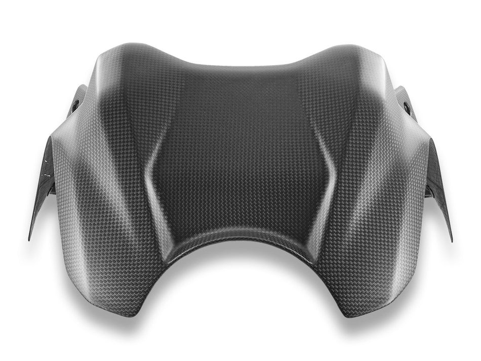 CRB251O - PANIGALE V2 MY25 MATT CARBON TANK COVER - DBK Special Parts - 2