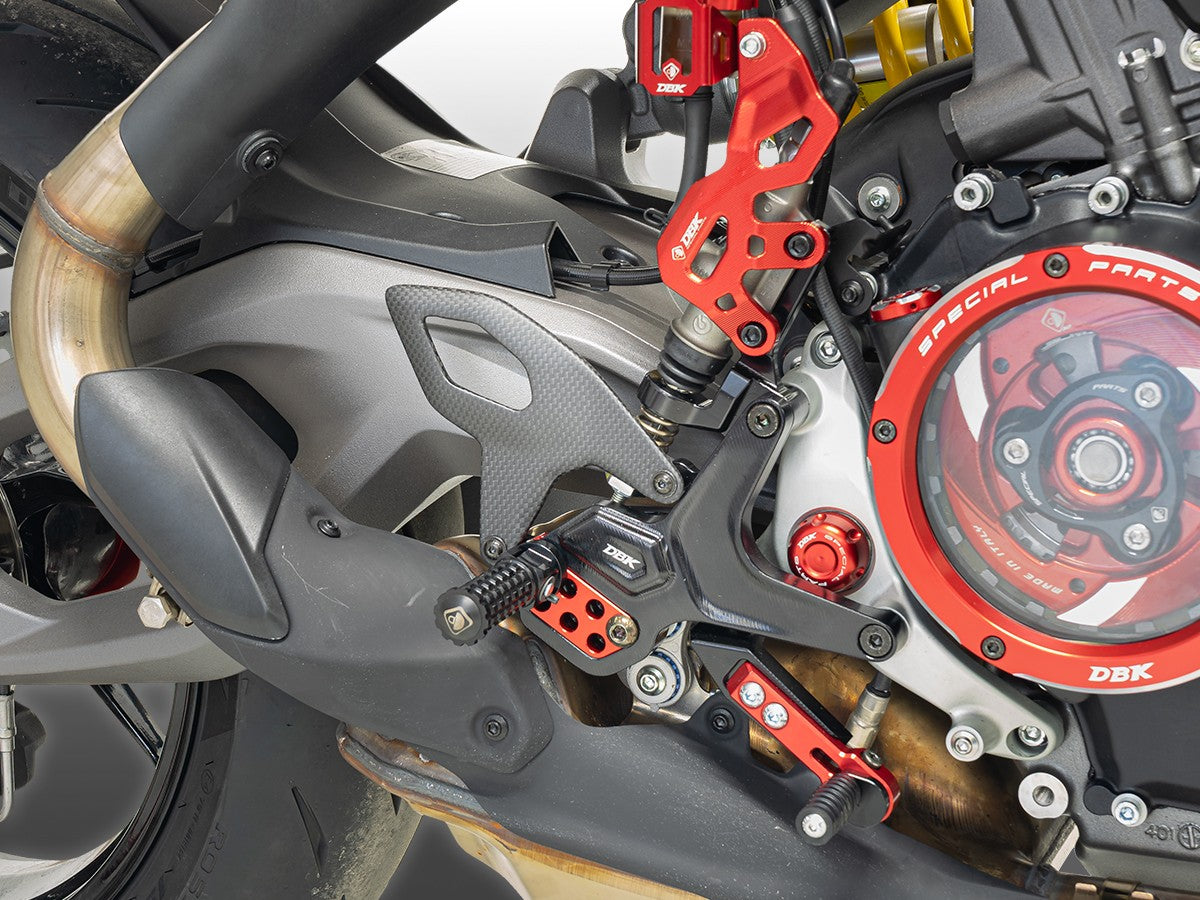 CRB263O - PANIGALE/SF V2 MY25 MATT CARBON HEEL GUARDS - DBK Special Parts - 4