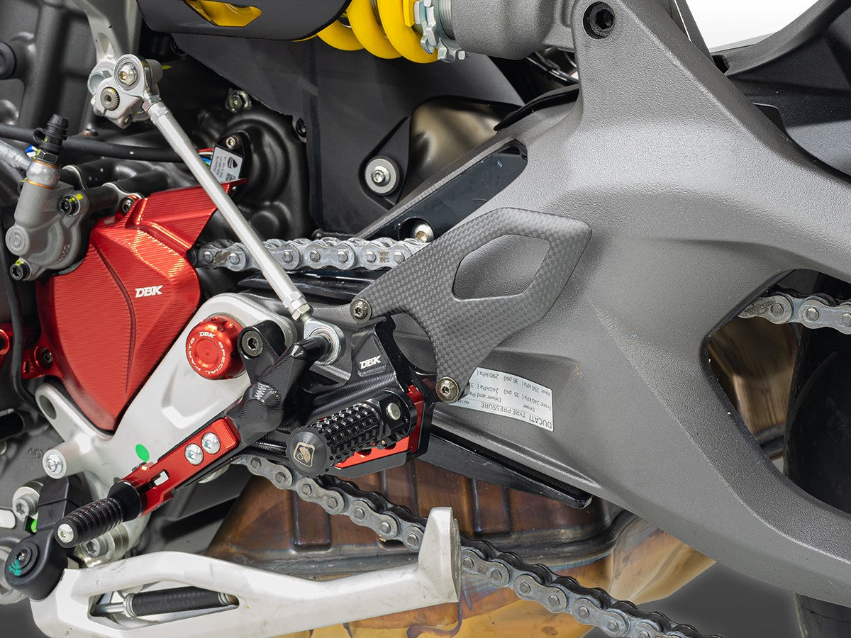 CRB263O - PANIGALE/SF V2 MY25 MATT CARBON HEEL GUARDS - DBK Special Parts - 7