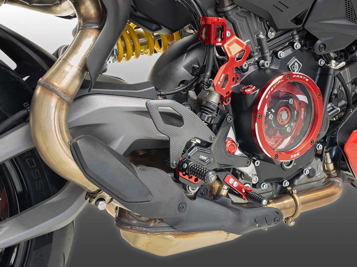 CRB263O - PANIGALE/SF V2 MY25 MATT CARBON HEEL GUARDS - DBK Special Parts - 2