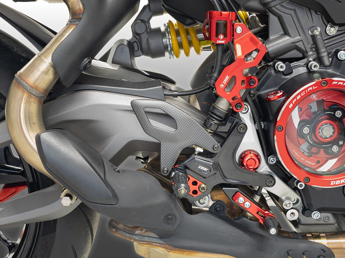 CRB263O - PANIGALE/SF V2 MY25 MATT CARBON HEEL GUARDS - DBK Special Parts - 3