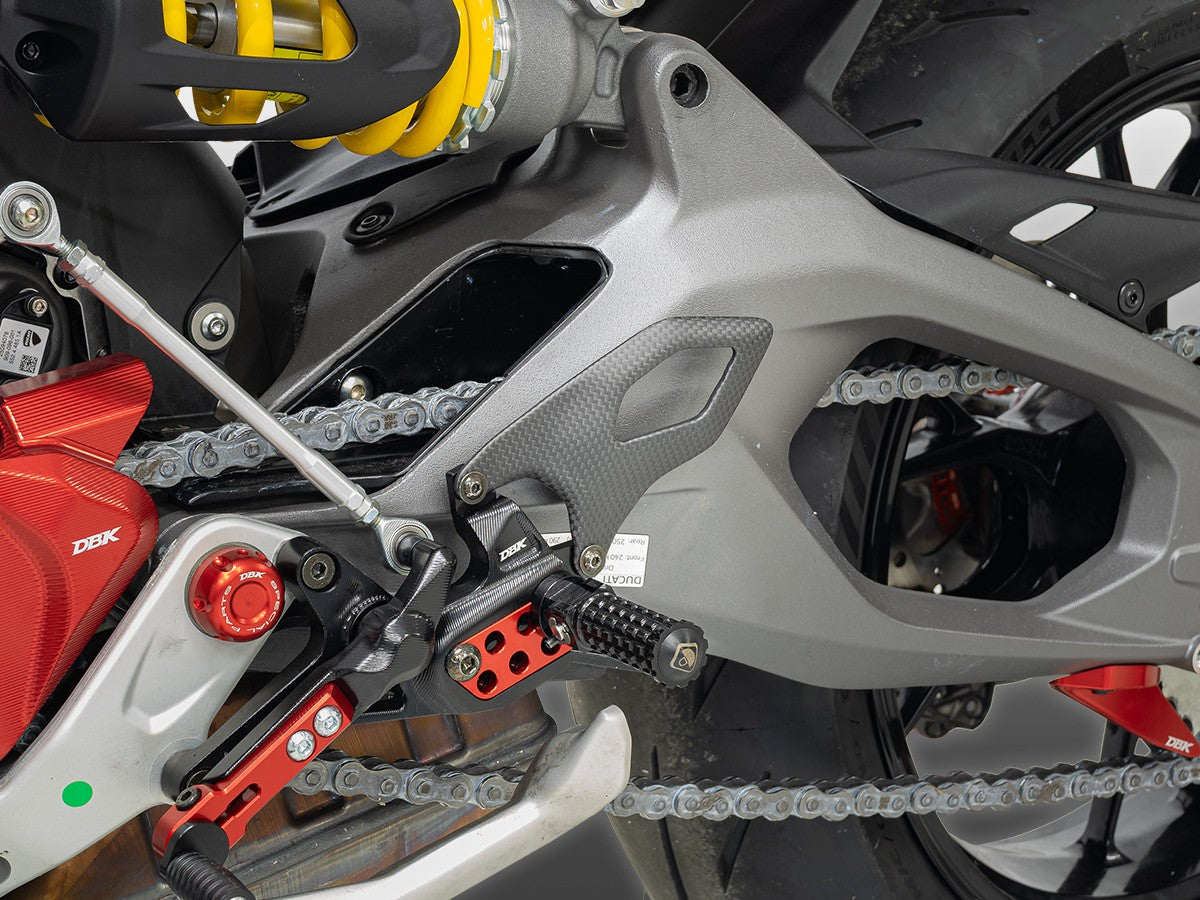 CRB263O - PANIGALE/SF V2 MY25 MATT CARBON HEEL GUARDS - DBK Special Parts - 5
