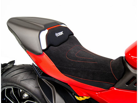 CRB74O - DIAVEL V4 MATT CARBON PASSENGER SEAT COVER - DBK Special Parts - 3