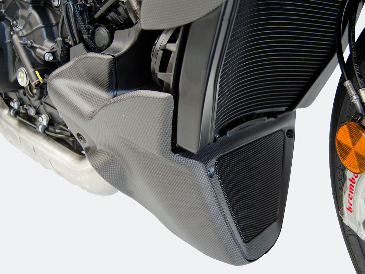 CRB79O - DIAVEL V4 RADIATOR FRAME MATT CARBON - DBK Special Parts - 2