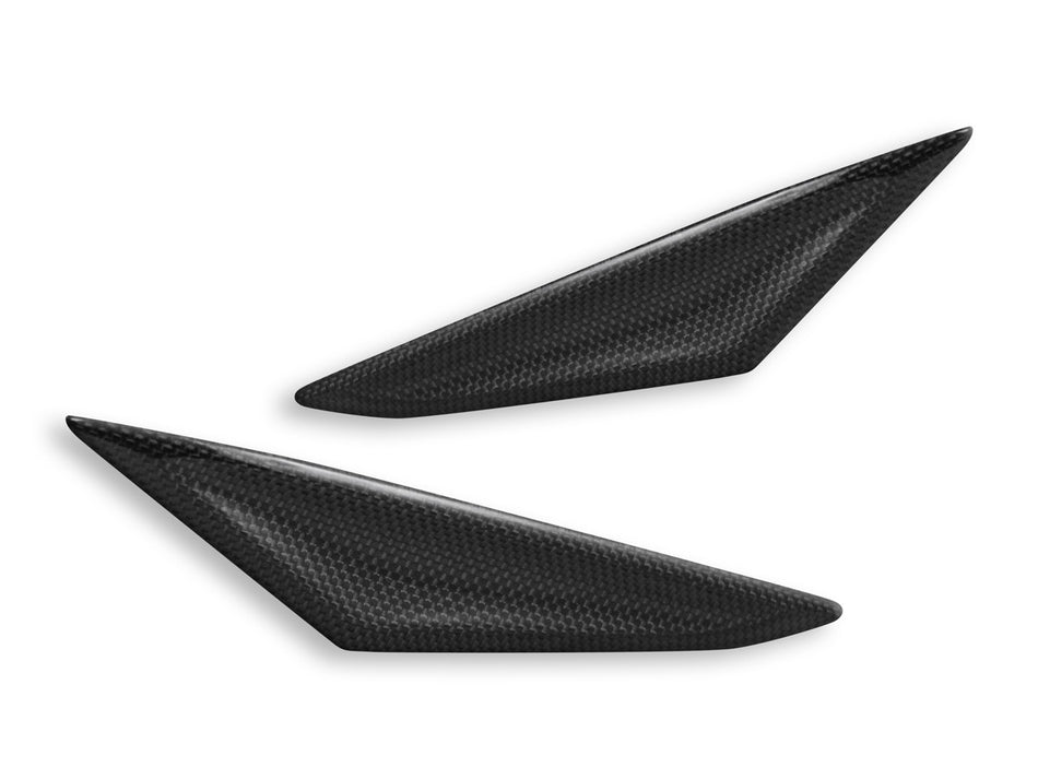 CRB92L - TRIUMPH STREET TRIPLE GLOSSY CARBON SIDE COVERS - DBK Special Parts - 1