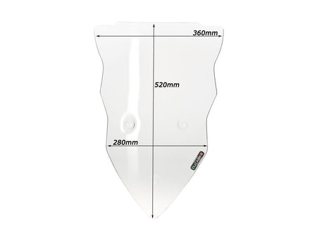 CUP01 - MTS 1200 10/12 TOURING WINDSCREEN - DBK Special Parts - 4