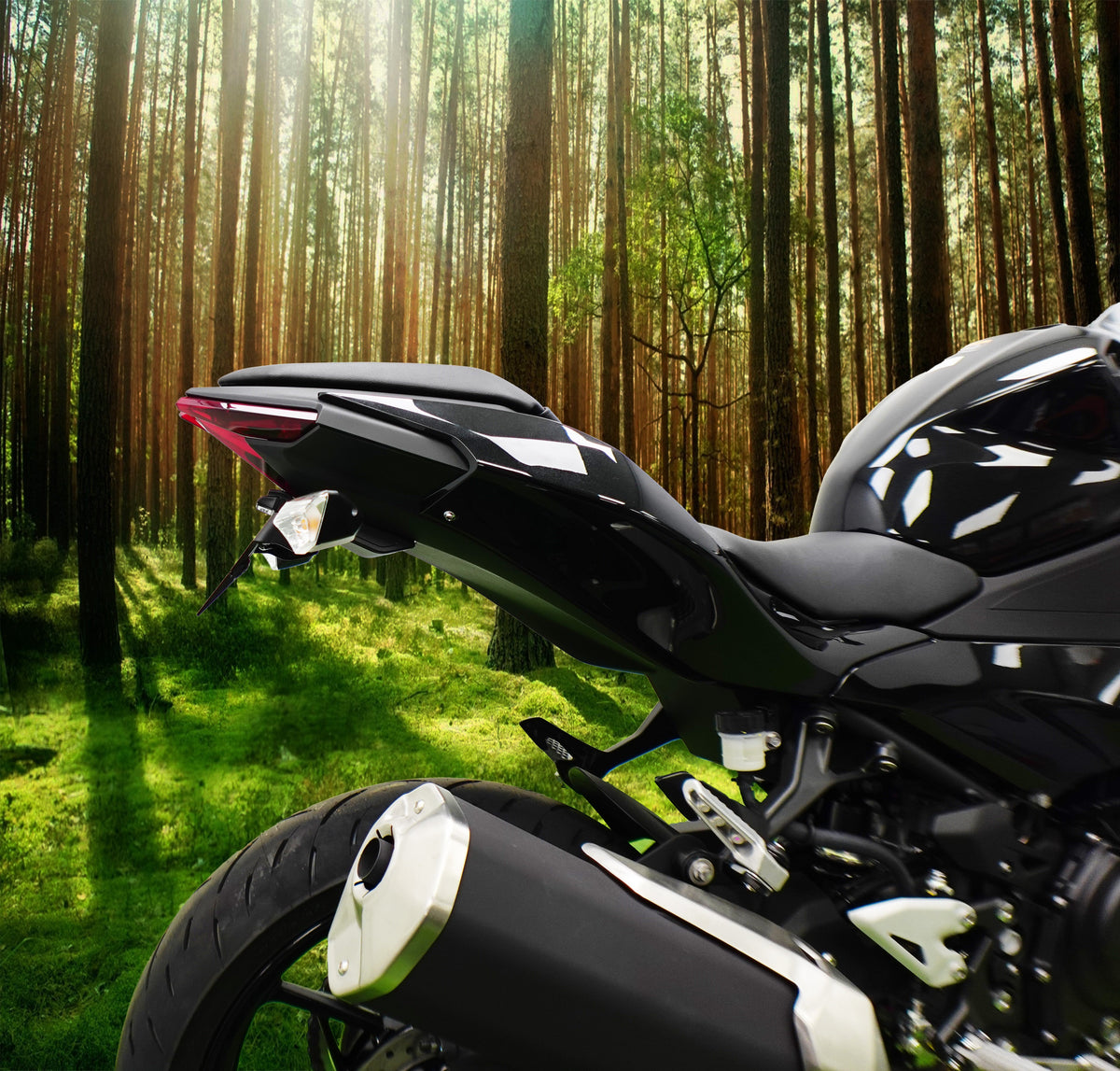 Evotech Kawasaki Ninja 500 Tail Tidy (2024+) - 3