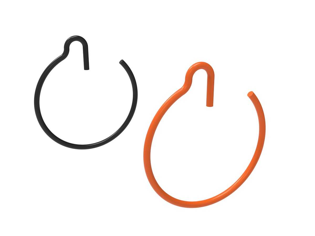 FDR05 - KTM REAR SPROCKET NUT SAFETY CLIP - DBK Special Parts - 1