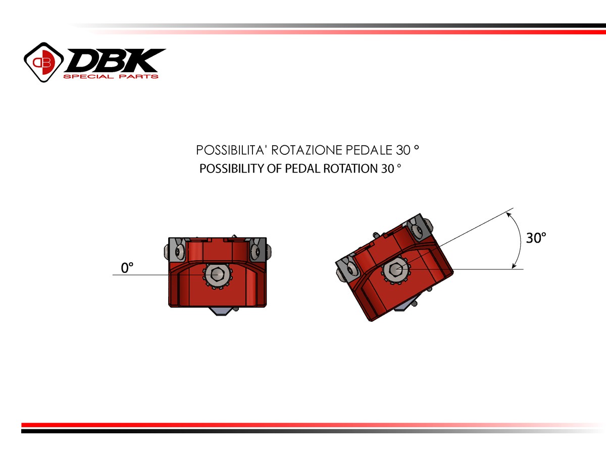 KPDM11 - BMW R1300GS OFF-ROAD PILOT FOOTPEGS KIT - DBK Special Parts - 3