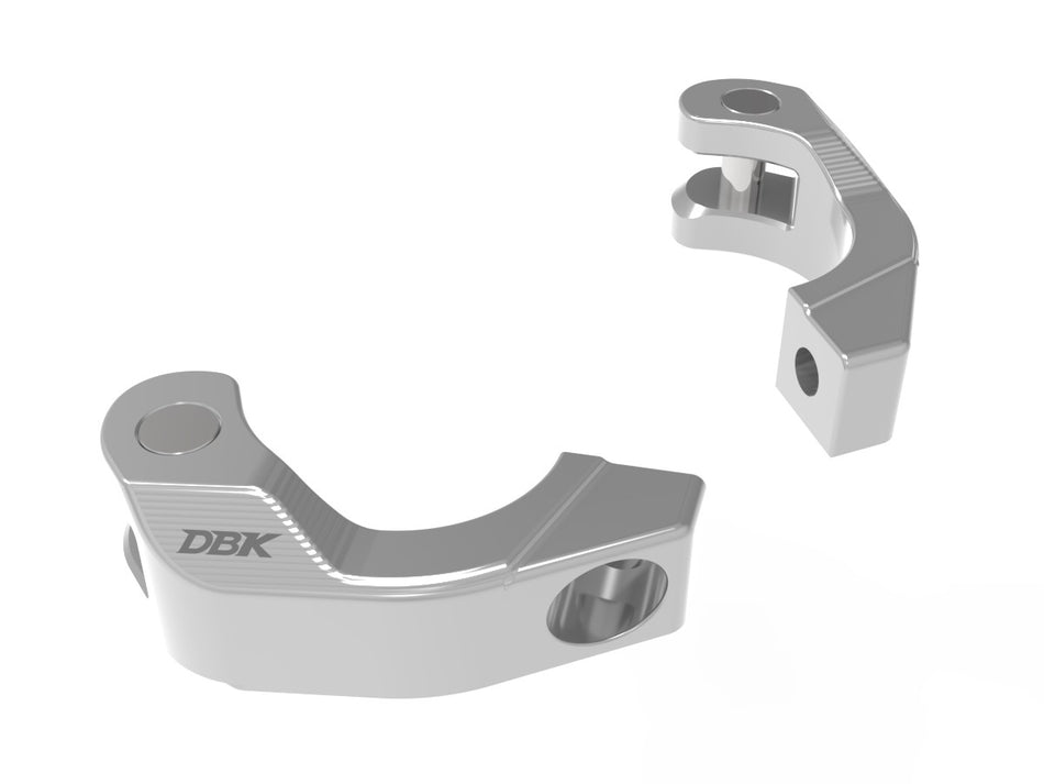 MPSS01 - PANIGALE V2 MY 2025 CLAMPS FOR MOUNTING RACING HALF-HANDLEBARS - DBK Special Parts - 13