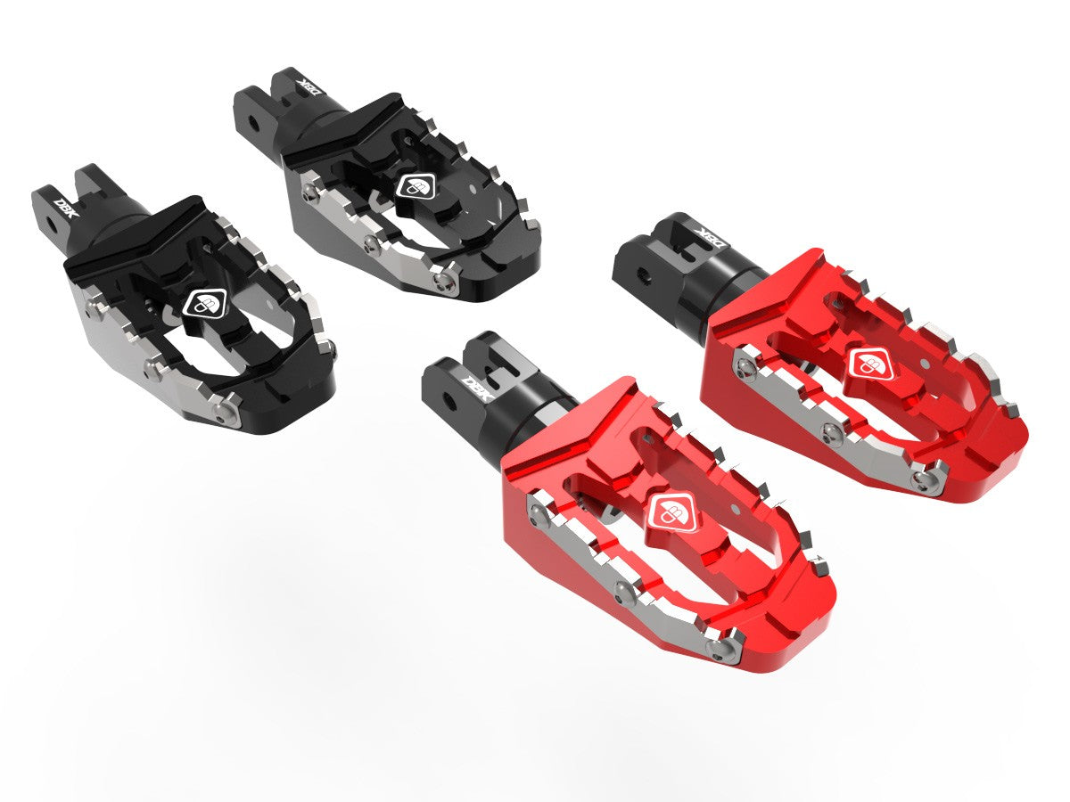 PPDV10 - DUCATI ADJUSTABLE OFF-ROAD PILOT PEDALS KIT (Ø6mm PIN) - DBK Special Parts - 1