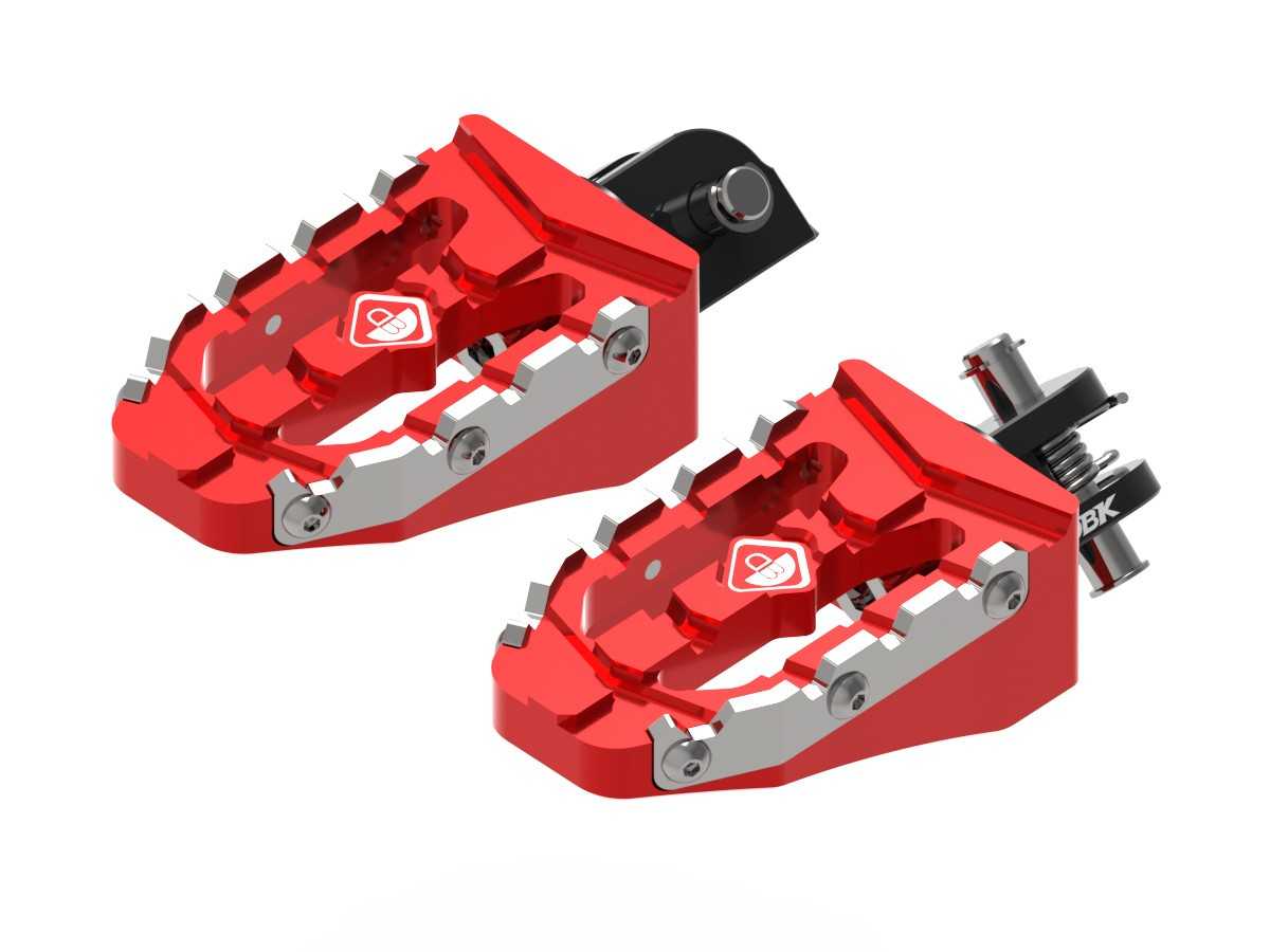 PPDV12 - DUCATI OFF-ROAD PILOT FOOTPEGS KIT (PIN Ø8mm.) - DBK Special Parts - 9
