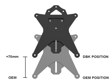 PRT21 - DIAVEL V4 ADJUSTABLE LICENSE PLATE HOLDER - DBK Special Parts - 6