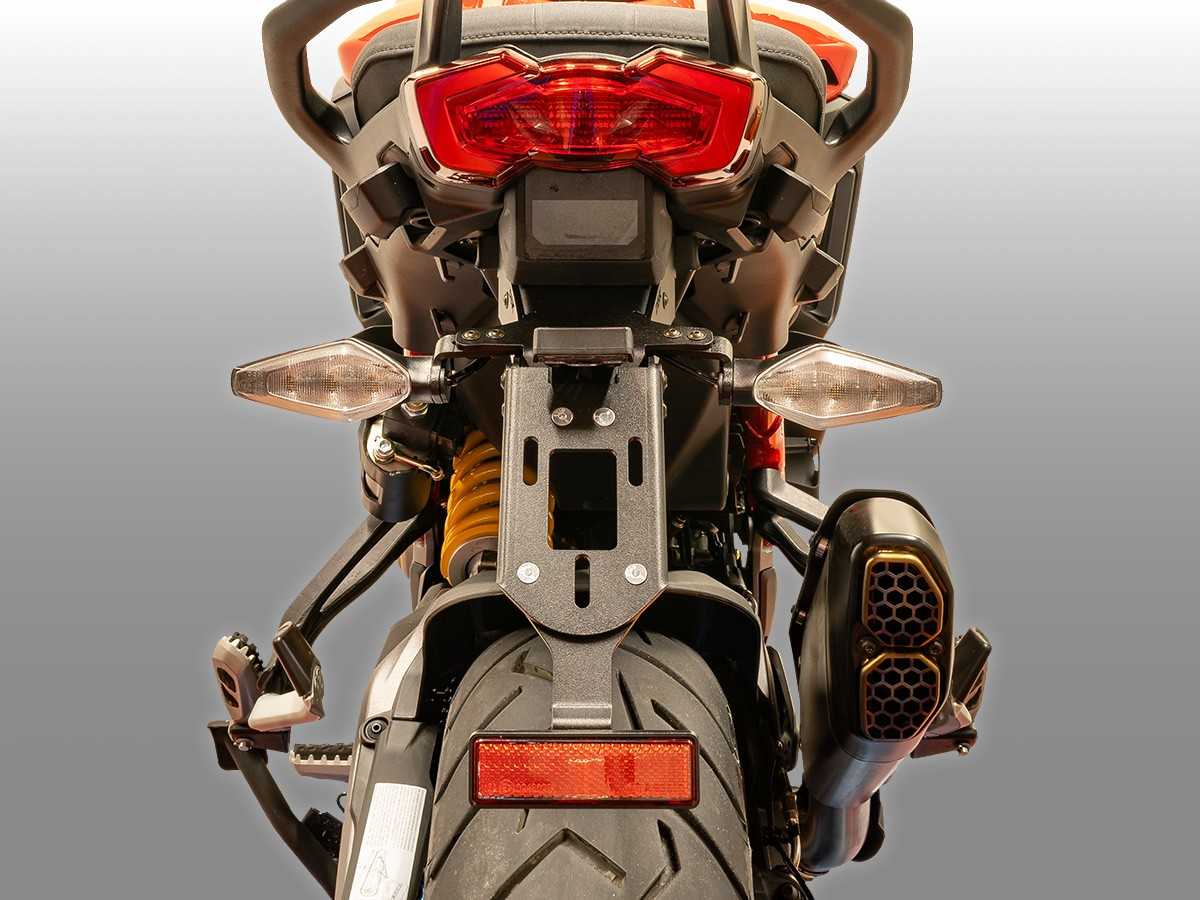 PRT26 - MTS V4 MY 2025 ADJUSTABLE LICENSE PLATE HOLDER - DBK Special Parts - 3