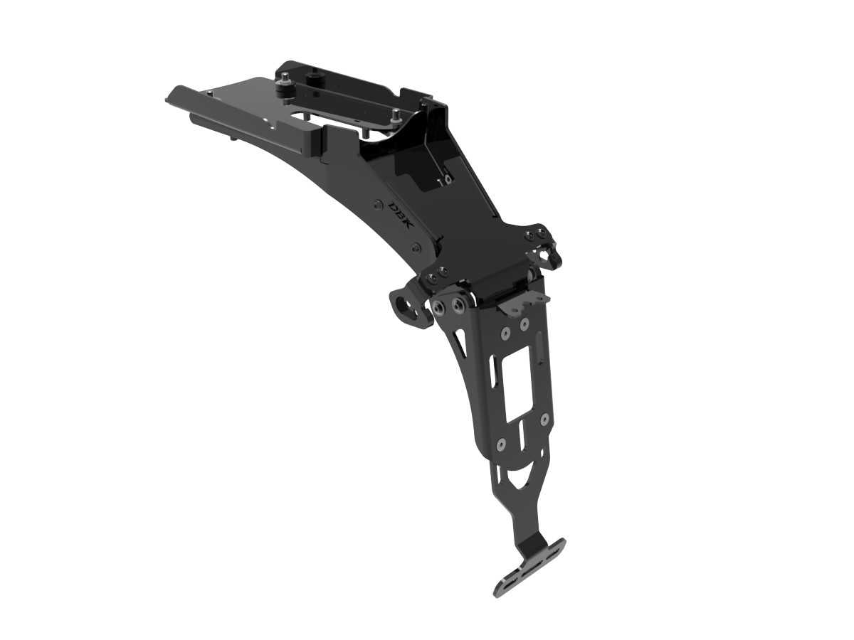 PRT26 - MTS V4 MY 2025 ADJUSTABLE LICENSE PLATE HOLDER - DBK Special Parts - 9