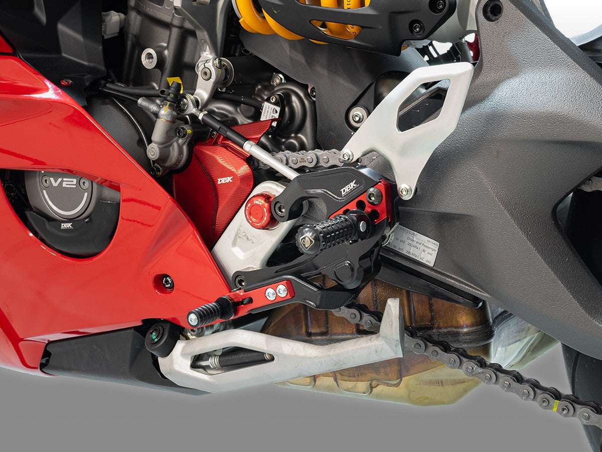 PRV201 - PANIGALE V2 MY25 ADJUSTABLE REARSETS - DBK Special Parts - 6