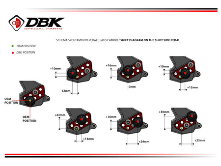 PRV201 - PANIGALE V2 MY25 ADJUSTABLE REARSETS - DBK Special Parts - 3