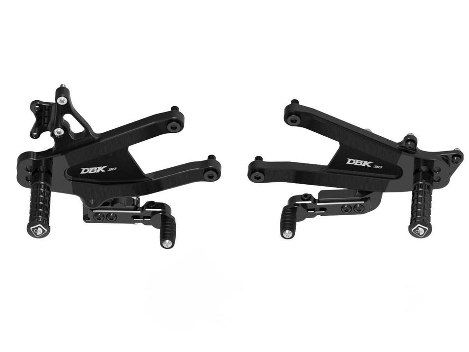 PRV402 - PANIGALE V4 MY25 ADJUSTABLE SBK REARSETS - DBK Special Parts - 17
