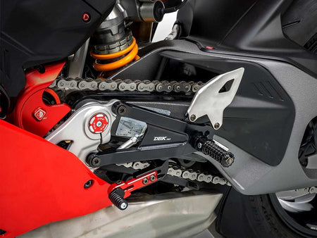 PRV402 - PANIGALE V4 MY25 ADJUSTABLE SBK REARSETS - DBK Special Parts - 4