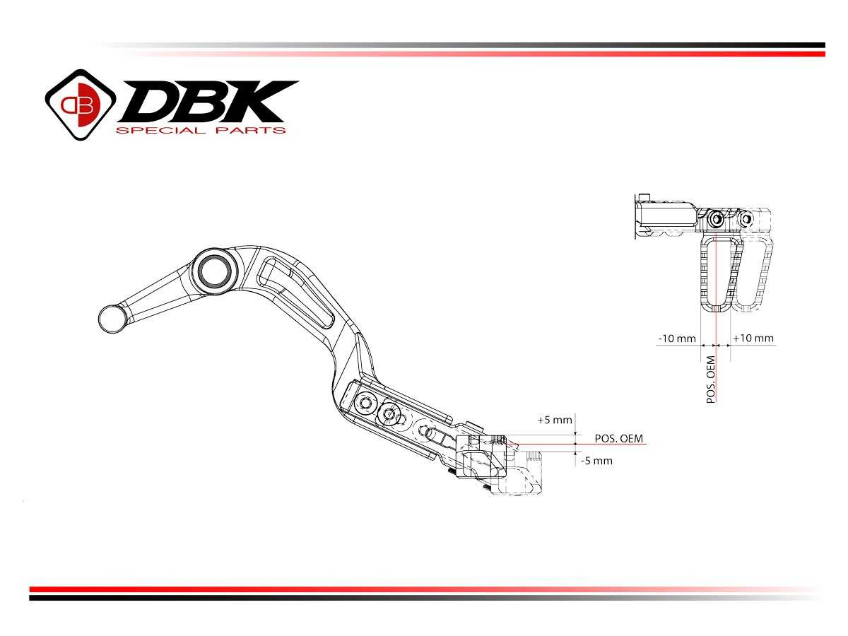 RPLF29 - MTS V2 MY 25 BRAKE LEVER - DBK Special Parts - 4