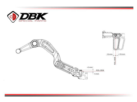 RPLF29 - MTS V2 MY 25 BRAKE LEVER - DBK Special Parts - 4