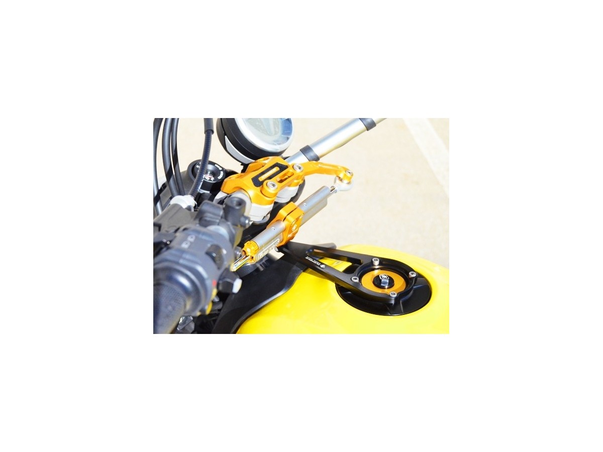 SAS08 - KIT MOUNT STEERING DAMPER SCRAMBLER - DBK Special Parts - 6