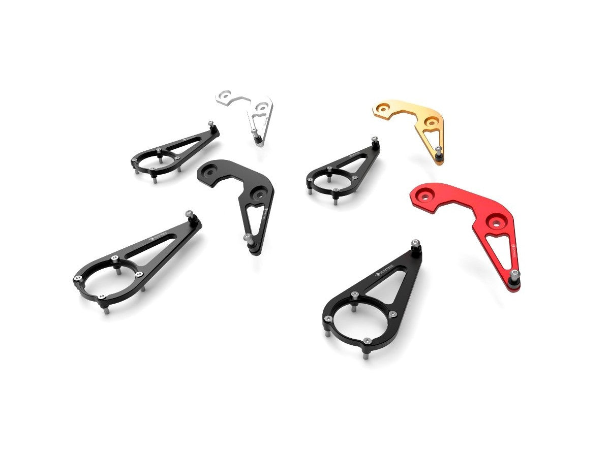 SAS13 - SCRAMBLER CAFE' RACER KIT MOUNT STEERING DAMPER - DBK Special Parts - 1