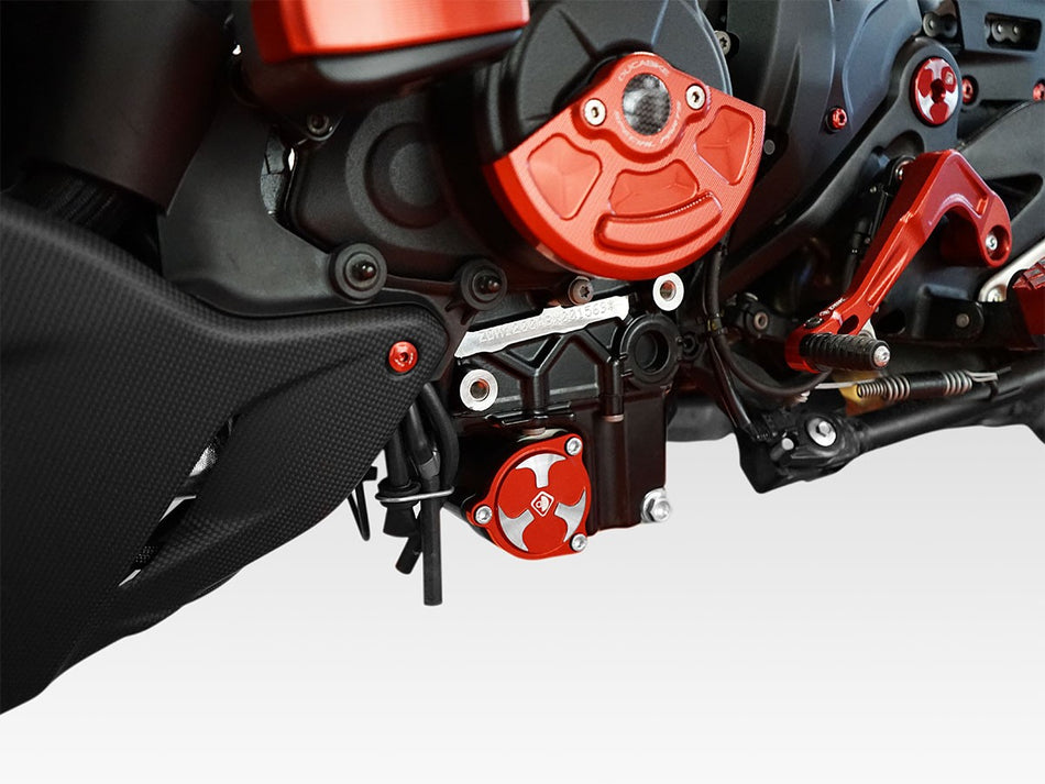 SLI16 - DIAVEL V4 OIL FILTER CAP COVER - DBK Special Parts - 2