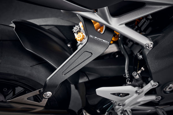 Evotech Triumph Speed Triple 1200 RS Black Exhaust Hanger (2021+)