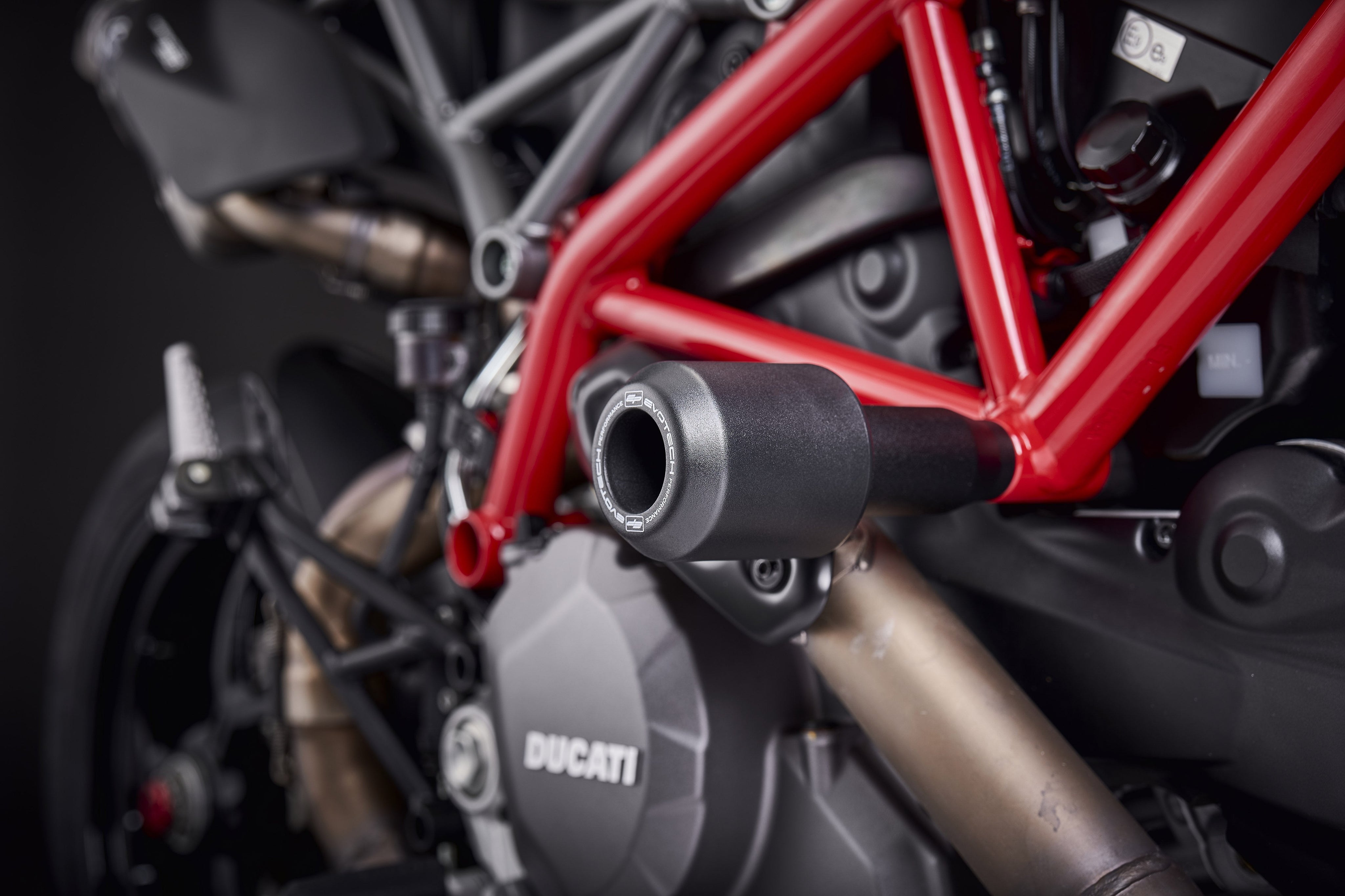 Evotech Ducati Hypermotard 939 Crash Bobbins 2016 - 2018 - 2