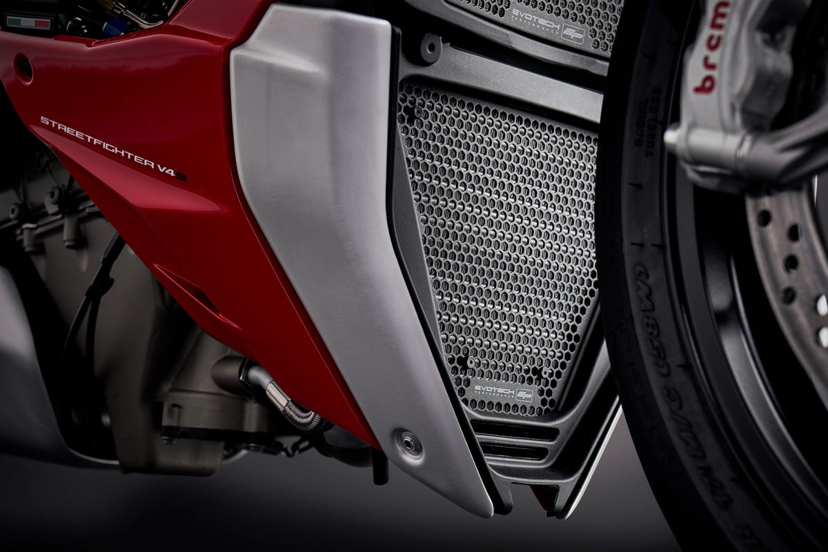 Evotech Ducati Streetfighter V4 Lamborghini Radiator Guard Set (2023+) - 3