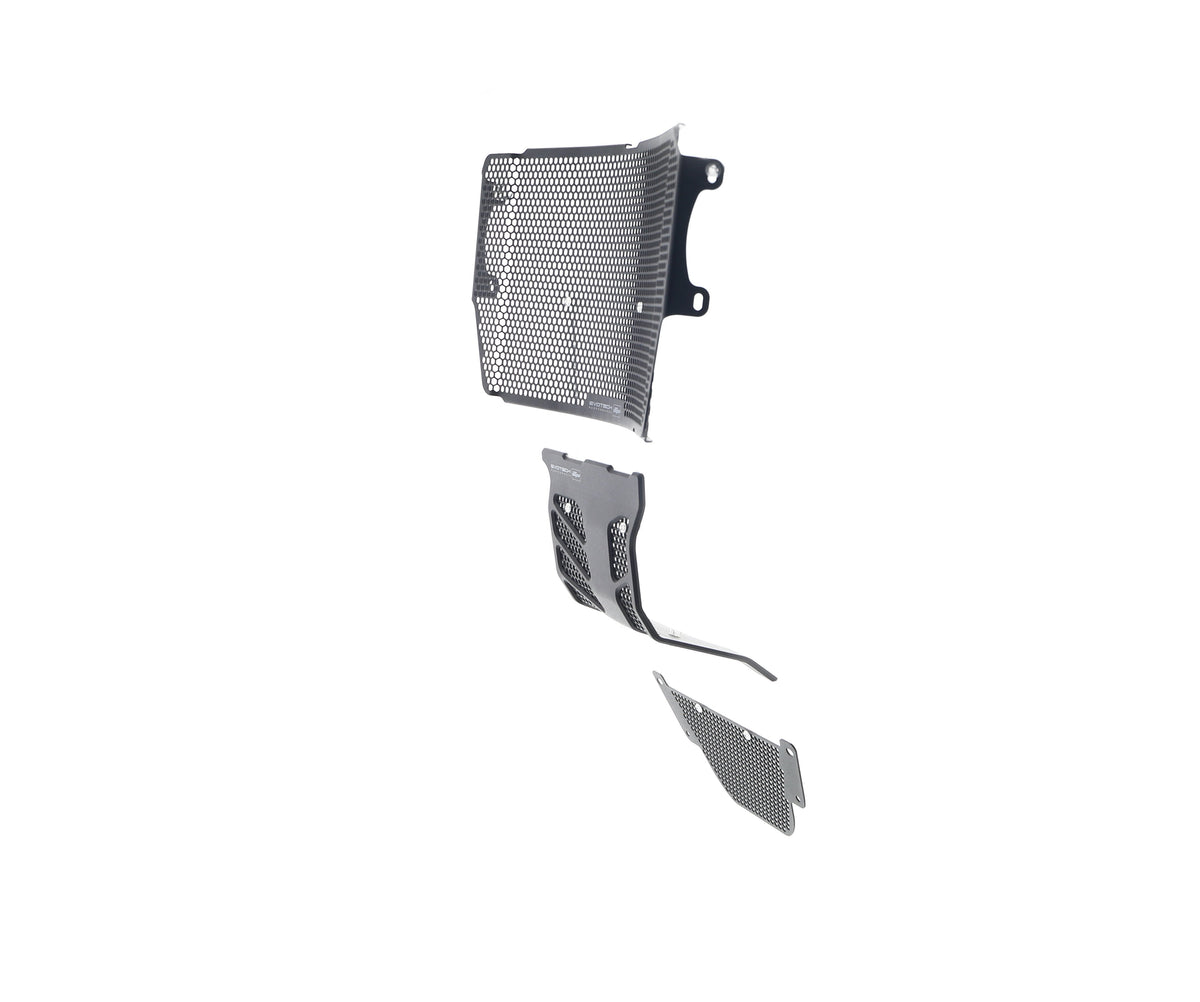 Evotech Ducati Monster 1200 Radiator Oil Cooler and Engine Guard set 2013 - 2016 - 7